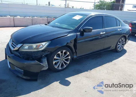 2013 Honda Accord Sdn Sport z USA, uszkodzony, nr VIN 1HGCR2E56DA184672